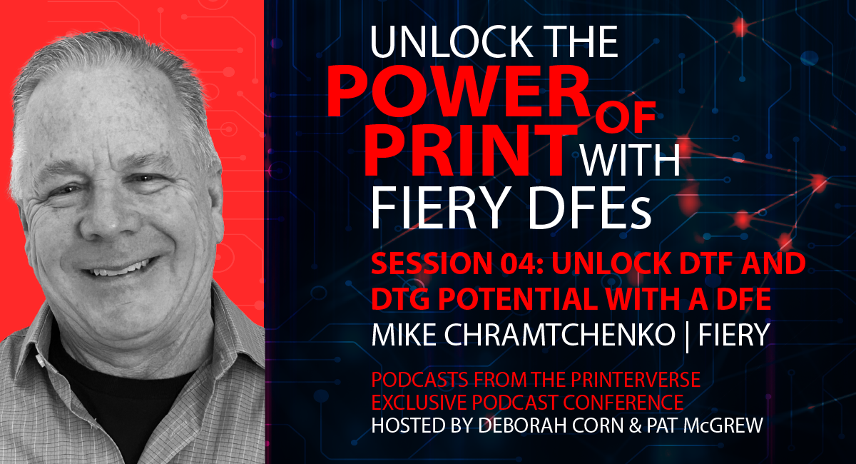 Growth of DTF (direct-to-film) and DTG (direct-to-garment) printing, how a Fiery digital front end (DFE) unlocks efficiency and scalability.
